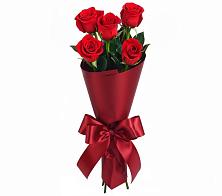 Букет 5 Красных роз Эдлесс Лав в Верхнем Икорце