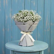 Букет цветов из:  Гипсофила в Верхнем Икорце