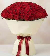 Букет 101 Красная роза Милано в Верхнем Икорце
