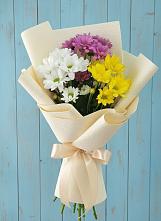 Букет цветов из:  Хризантемы в Верхнем Икорце
