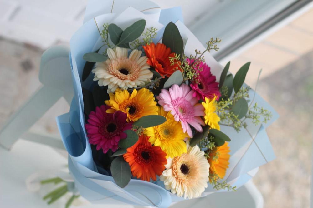 Букет цветов из: Герберы в Верхнем Икорце