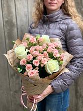 Букет цветов из:  Розы #REPLACE_PRED# Верхнем Икорце