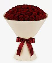 Букет 101 Бордовая роза Блэк Бакарра в Верхнем Икорце