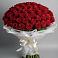 Букет 101 Красная роза Блэк Мэджик в Верхнем Икорце