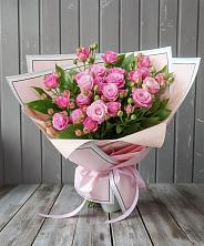 Букет Розовый кустик в Верхнем Икорце