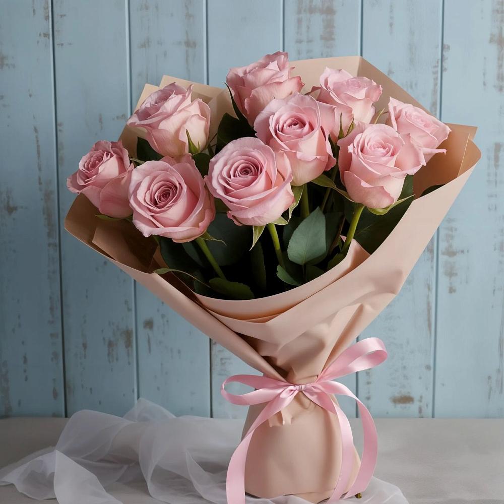 Букет цветов из: Розы в Верхнем Икорце