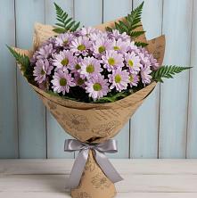 Букет цветов из:  Хризантемы в Верхнем Икорце