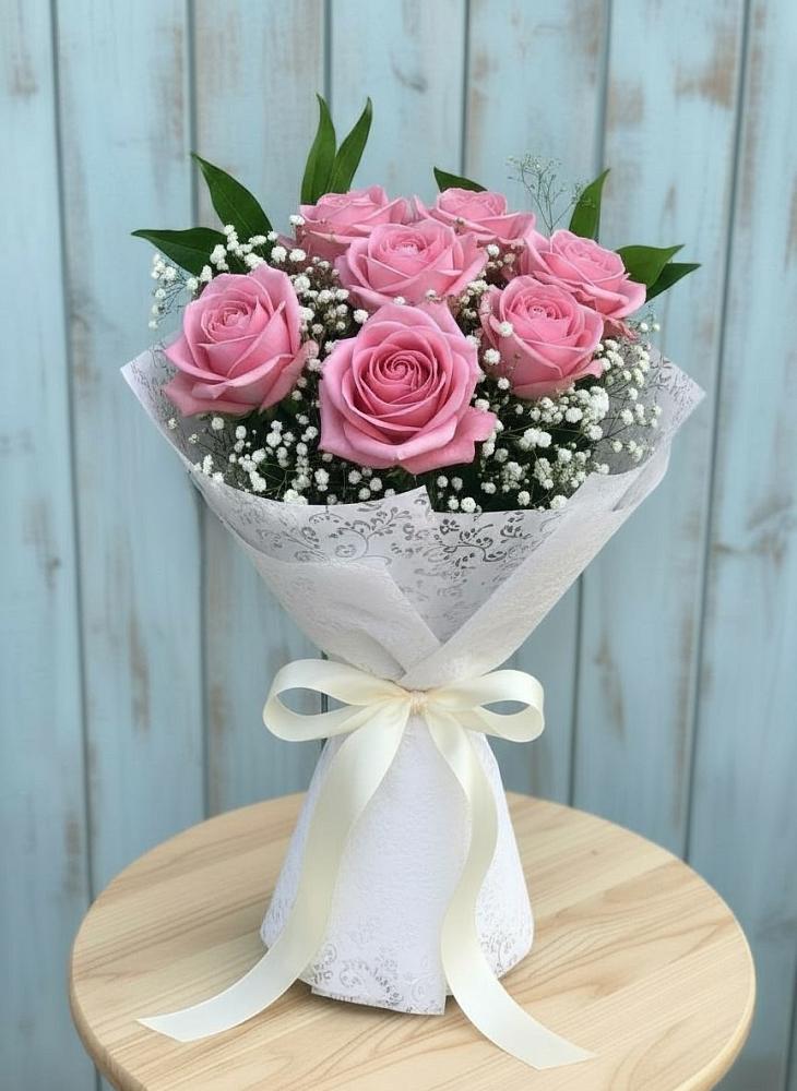 Букет цветов из: Розы в Верхнем Икорце