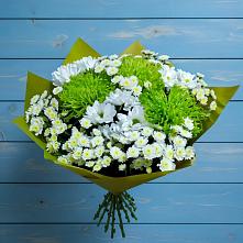 Букет цветов из:  Хризантемы в Верхнем Икорце