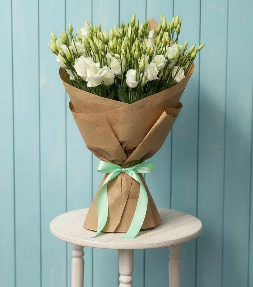 Букет цветов из: Лизиантусы в Верхнем Икорце