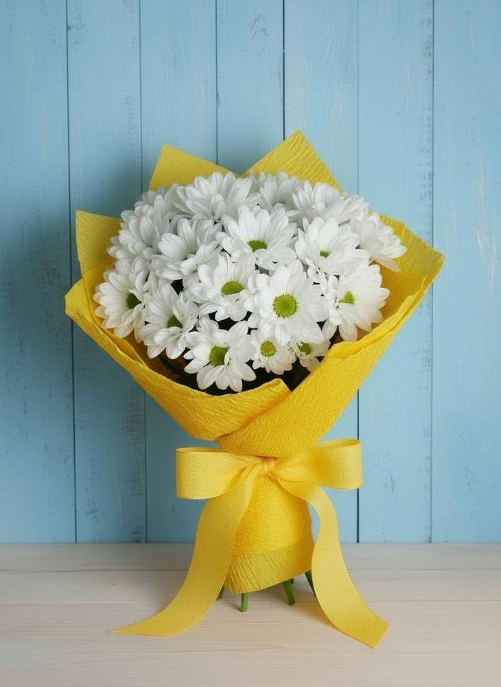 Букет цветов из: Хризантемы в Верхнем Икорце