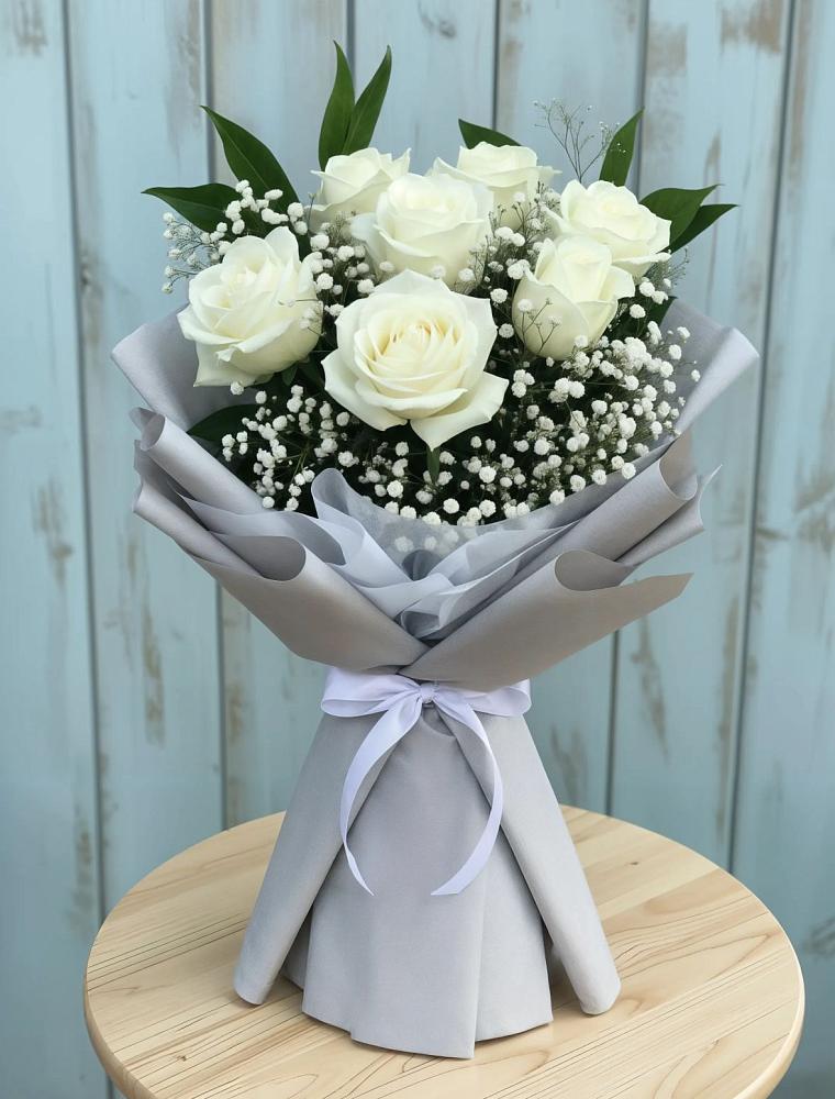 Букет цветов из: Розы в Верхнем Икорце