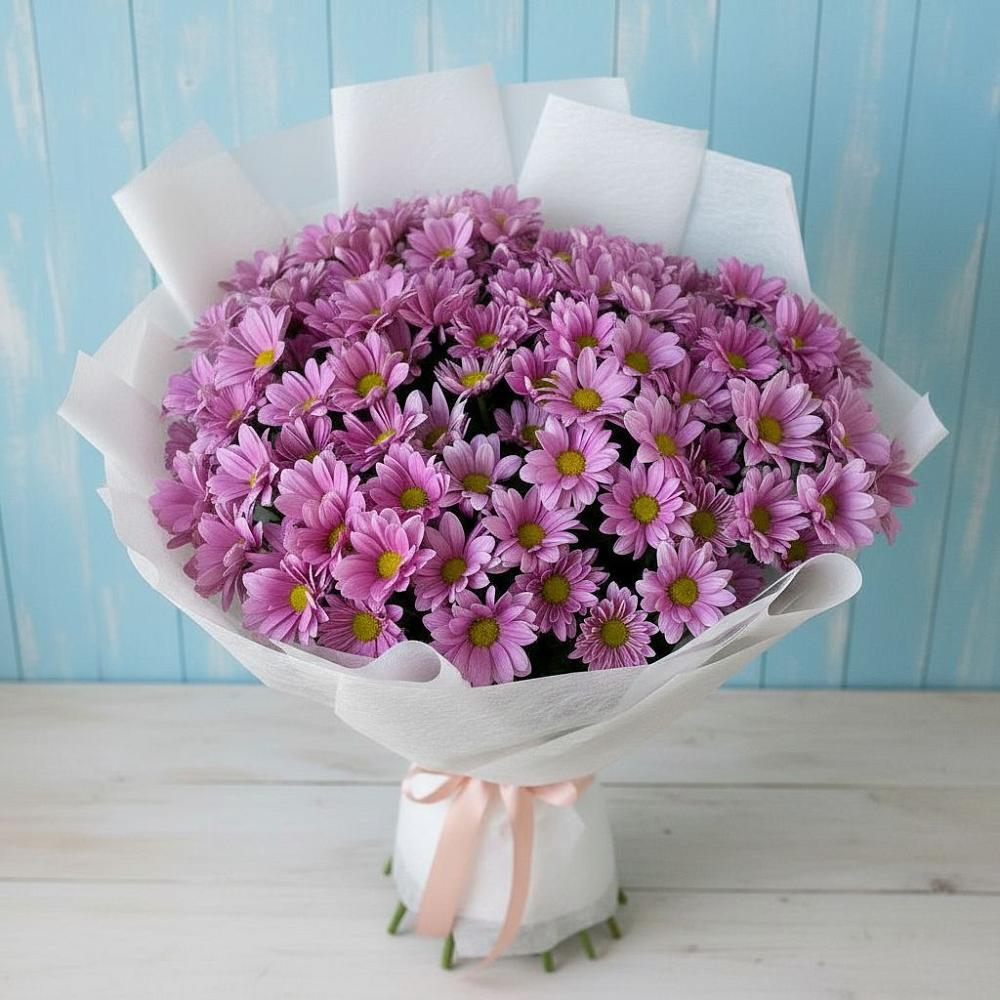 Букет цветов из: Хризантемы в Верхнем Икорце