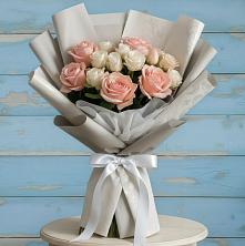 Букет цветов из:  Розы в Верхнем Икорце