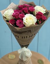 Букет цветов из:  Розы в Верхнем Икорце