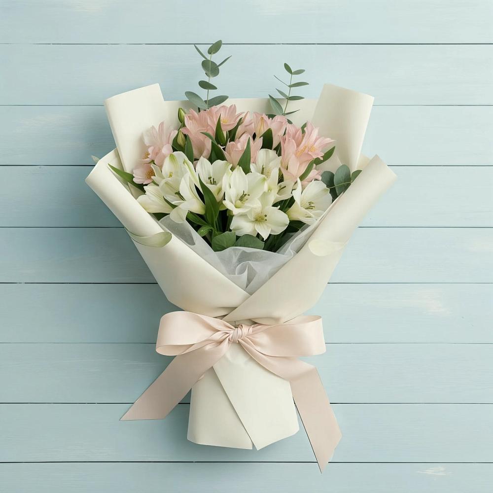 Букет цветов из: Альстромерии в Верхнем Икорце