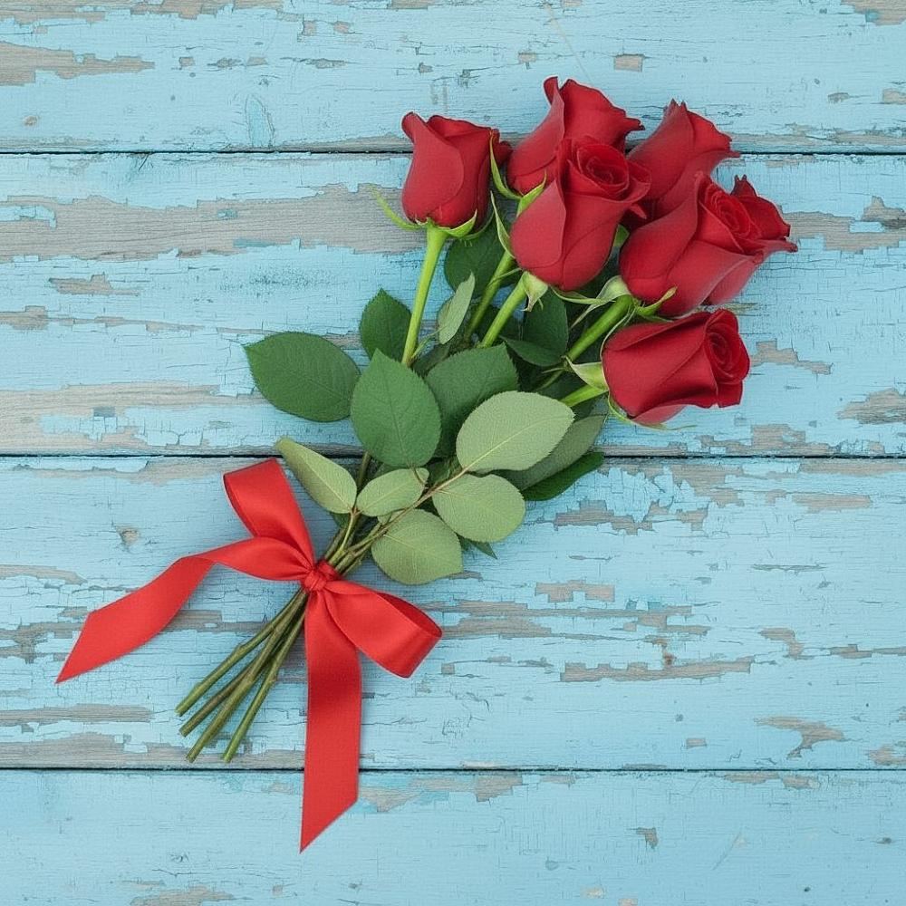 Букет Красные розы в Верхнем Икорце