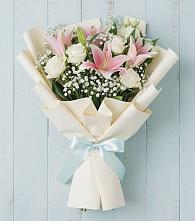 Букет цветов из:  Лилии в Верхнем Икорце