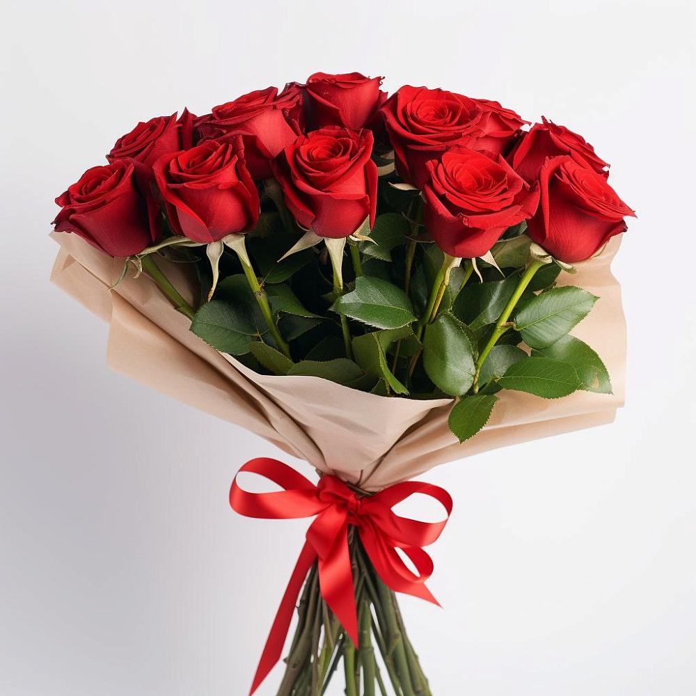 Букет 11 Красных роз Эдлесс Лав в Верхнем Икорце