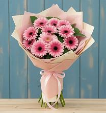 Букет цветов из:  Герберы в Верхнем Икорце