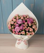 Букет цветов из:  Розы #REPLACE_PRED# Верхнем Икорце